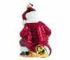 Christmas bauble Santa 13cm - With puppies